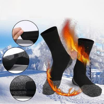 Ski Socks Mens Women Hiking Warm Walking Long Sock Thermal Winter Socks